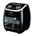 Produktbild Ariete 4619 Luft- und Ofenfritteuse in einem, 11 Liter, Multifunktions-Timer 60 Minuten, abnehmbare transparente Tür, Temperatur 80-200 OC, 2000 W, schwarz