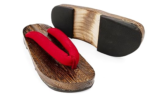 Image of Japanese Wooden Clogs Geta Slippers