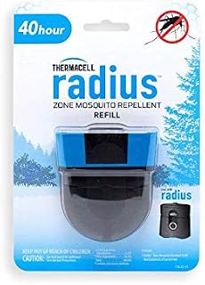 Radius Zone Mosquito Repellent Refills by Thermacell, 40-Hours; Use with Radius Zone Mosquito