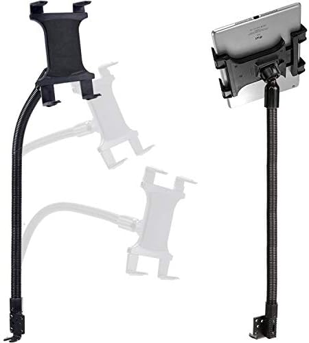 Vehicle ELD Compliant Fleet Limo Semi Truck Seat Rail Tablet Floor Seat Bolt Mount - Fully Adjustable Tablet Holder for Car Truck - Works with All Tablets from 7”-12” screen size. Easy Bolt On Mount image 5