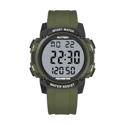 AVTREK Pedometer Watch for Men