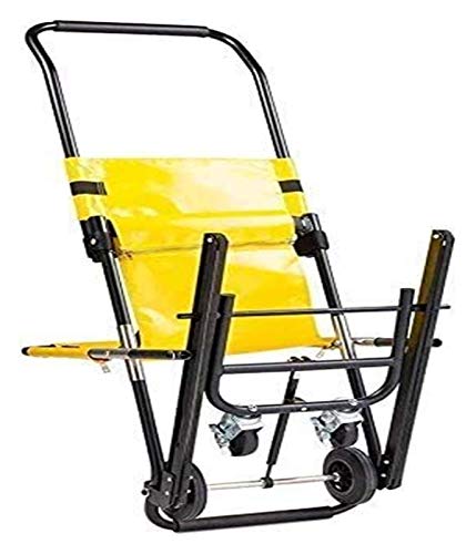 HNHN Portable Foldable Stair Stretcher Lift Stair Chair, Ambulance Firefighter Evacuation with Quick Release Buckles for Elderly 1124