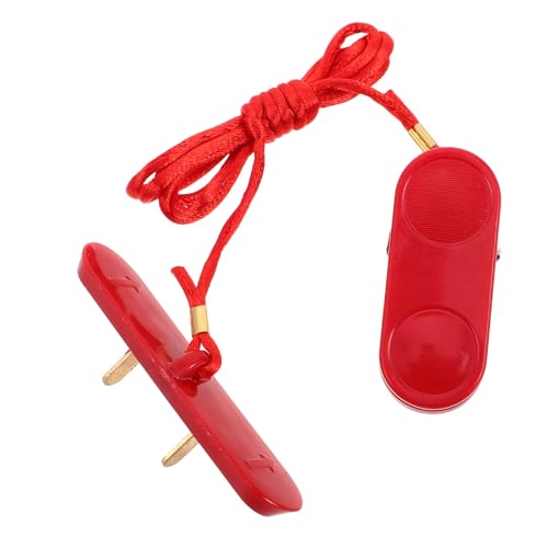 ANDRESLAD Llave de Seguridad para Cinta Correr Repuesto con Interruptor de Parada Emergencia Doble Inserción Compatible con Múltiples Marcas Accesorio Fitness Duradero