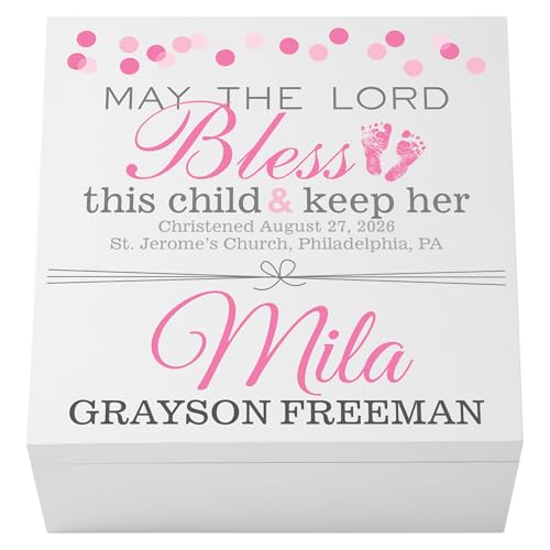 Personalized Blessed Child Keepsake Box