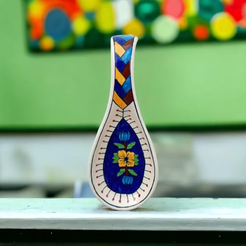 Image of Malaikah Ceramic Spoon Rest Pack of 3 for Home, Kitchen, Dining, Kitchen Decor & Gifting