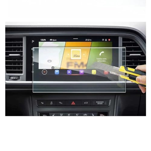 Protection écran tactile auto TPU 8 pouces Ateca pour éviter les rayures de navigation de 2 pièces