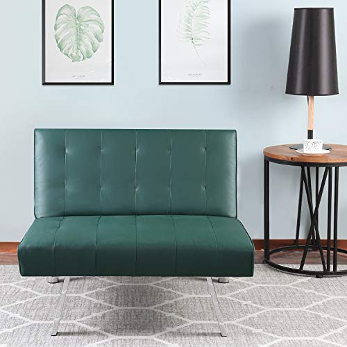 PU Leather Folding Sofa Chair – Bonzy Home Single Futon Sofa Couch