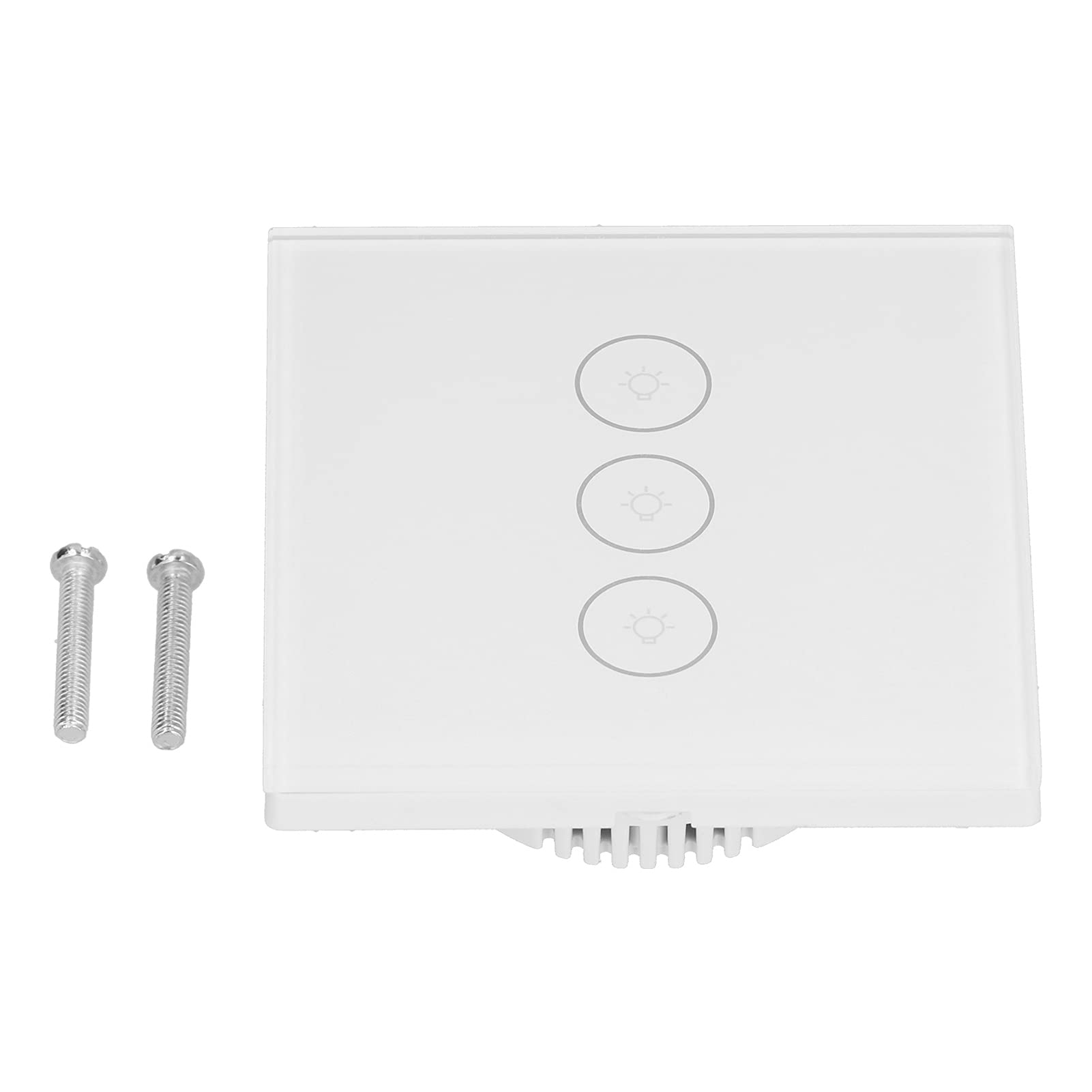 Interruptor de Luz WiFi, Control Táctil de Panel de Vidrio