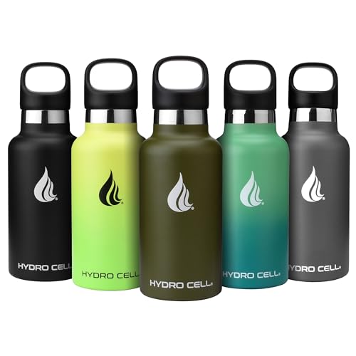HYDRO CELL Stainless Steel Water Bottle with Straw