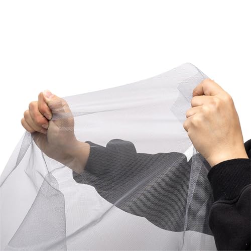 Moustiquaire fenêtre sans perçage 100x100 rideau anti mouche et filet adhésif