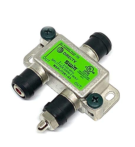 Directv Splitter 2-Way 2-2150 Mhz Msplit2R0-01 Swm 2-Way Splitter #TOP2
