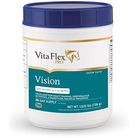 Vita Flex Pro Vision, Focusing and Horse Calming Supplement 1.625 lbs, 26-Day Supply Cover