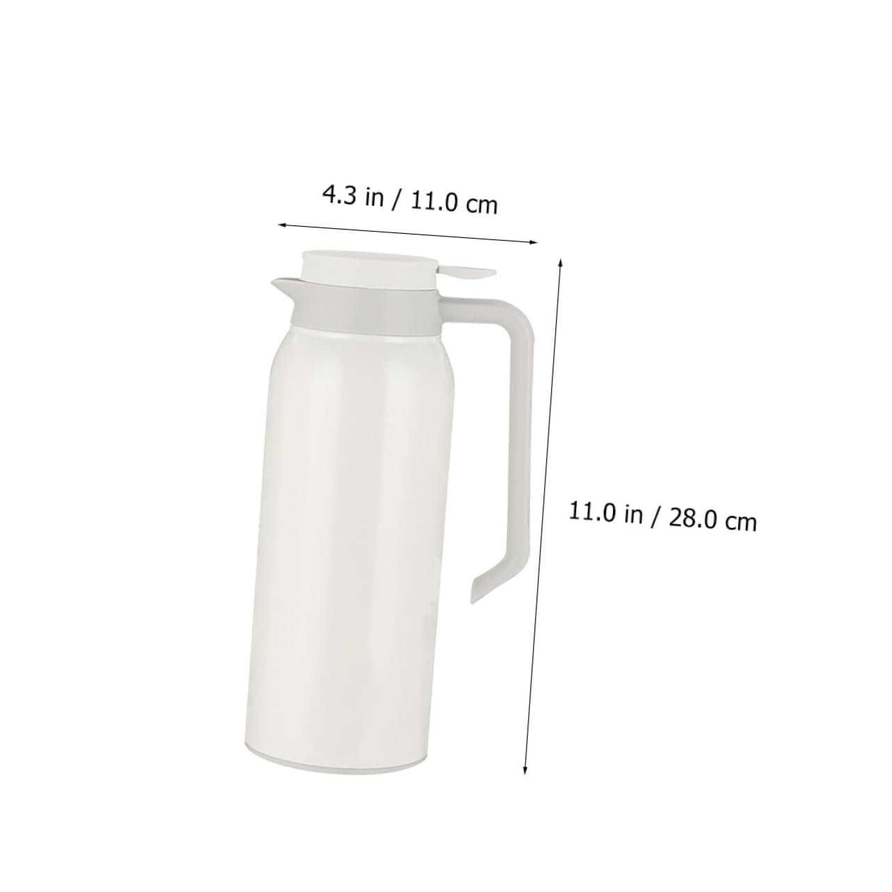 Ciieeo Hot Water Thermal Bottle 1500ml Stainless Steel Insulated Kettle for Outdoor Daily Use