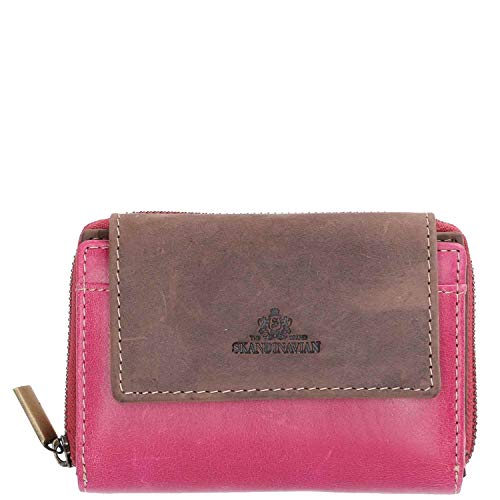 Preisvergleich Produktbild The Skandinavian Brand RFID Geldbörse im Hochformat pink