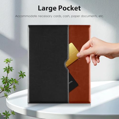 Image of DTTO for iPad 9th /8th /7th Generation 10.2 inch Case 2021 /2020 /2019 with Keyboard, 7 Colors Backlit Wireless Detachable Keyboard Premium Leather Folio Cover with Pencil Holder & Pocket, Black Brown