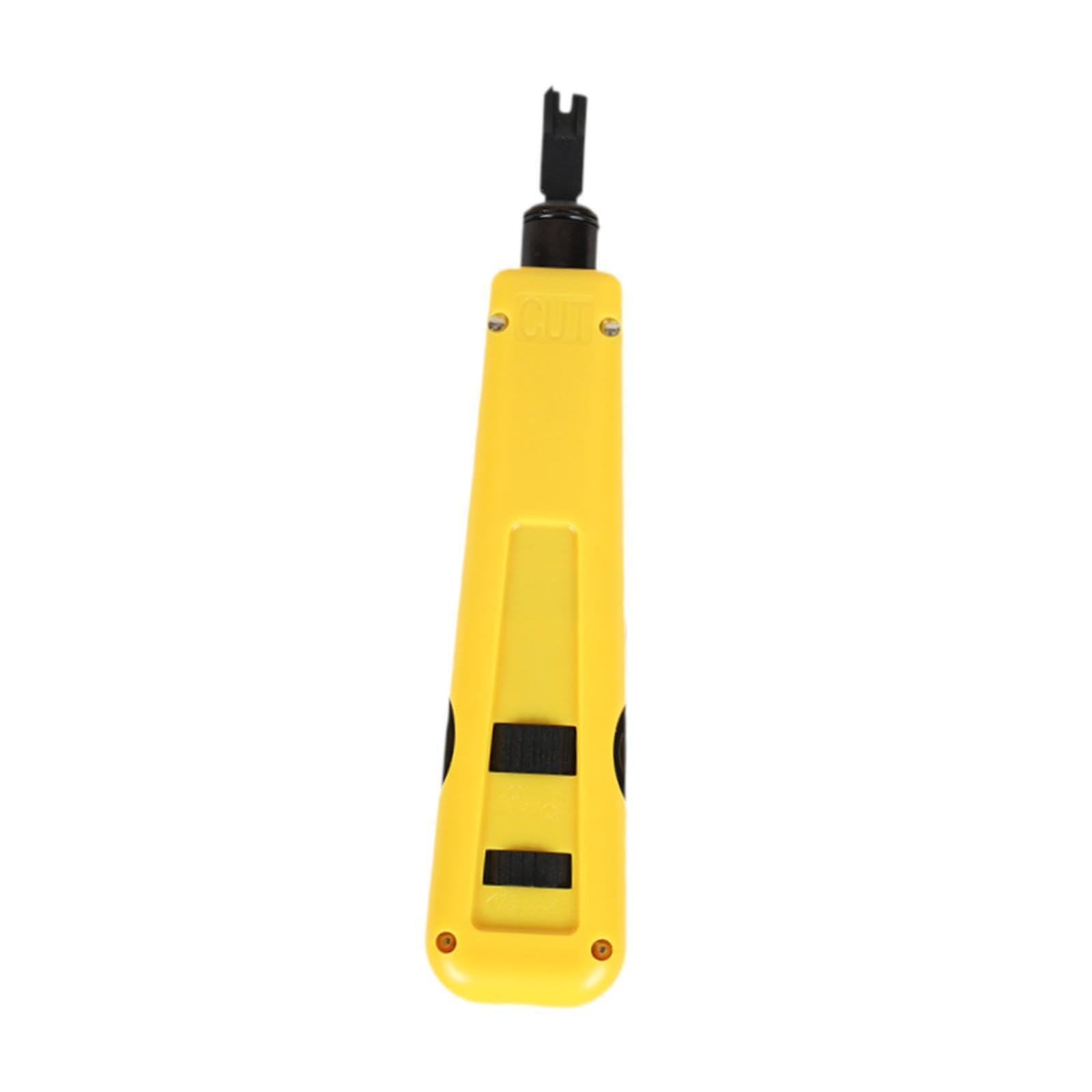 VELURA 110/88 Type Punch Down Tool Network Cable Module Tool for LAN Network Module Yellow|Computers/Tablets & Networking | Computer Cables & Connectors | Cable Ties & Organizers-picture-11