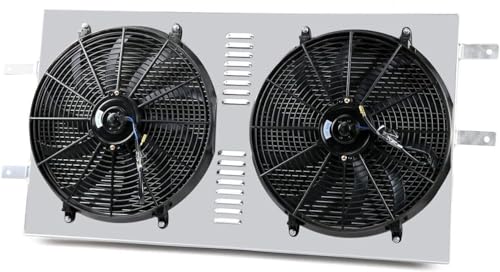 COOLINGBEST Aluminum Radiator Shroud +Fan Compatible for 1994-2002 2001 2000 Dodge Ram 2500 3500 5.9L Cummins Aluminum Electric Radiator Fan by COOLINGBEST - Used condition - Image 2