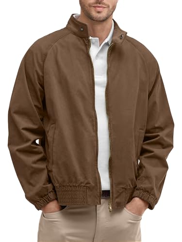 Comdecevis Men's Lightweight Bomber Jacket