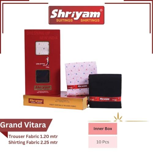 Image of Unstitched Plain Shirt and Trouser Fabric Combo Gift set - Cotton Blend Material - 2.25m Shirt Cloth - 1.20m Pant Cloth
