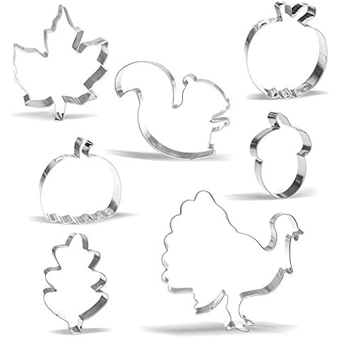 Keewah 7-Piece Autumn Cookie Cutter Set Cover