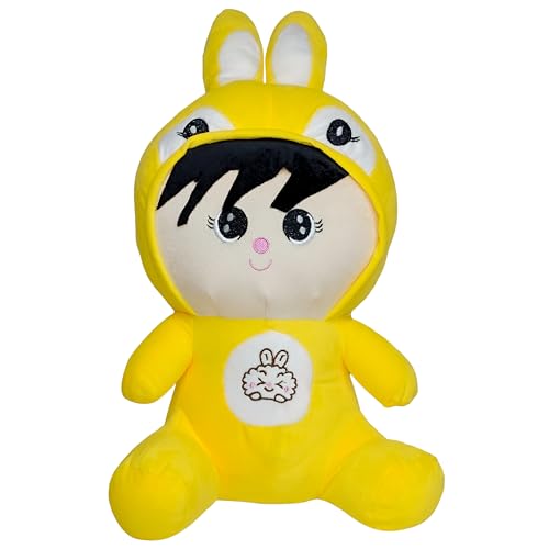 Image of Storescent Soft Toys for Kids - Stuffed Animal Plush Soft Toy for Boys & Girls | Plushie Toy Yellow Bunny