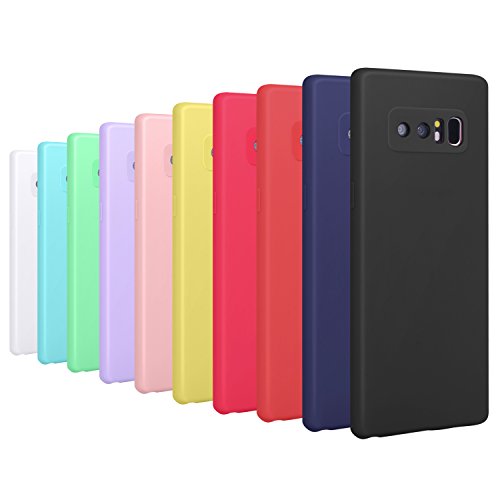 Note 8 Silicone Case, Pofesun 10 Pack Liquid Silicone Gel Rubber Galaxy Note 8 Shockproof Case Soft Protective Phone Case Compatible for Samsung Galaxy Note 8 (2017)