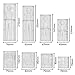 Kurtzy Human Cake Decoration Moulds - Plastic Fondant Sugarcraft Moulds - Family of Four Set with Man, Woman & 2 Children - Full Instructions Included - Baking Kit for Icing and Cake Decorating
