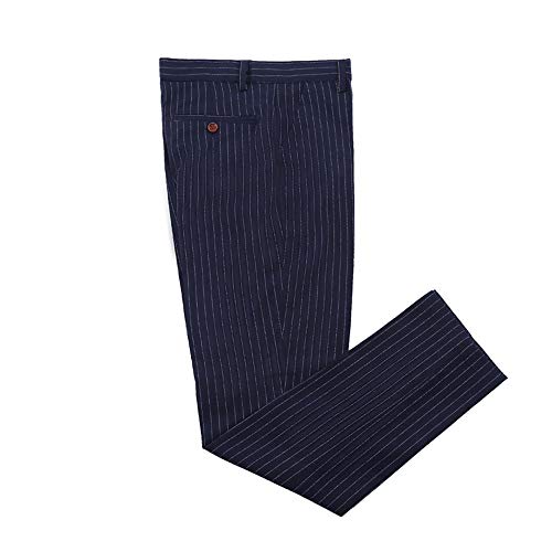 Costume de mariage formel avec revers pointu et rayures