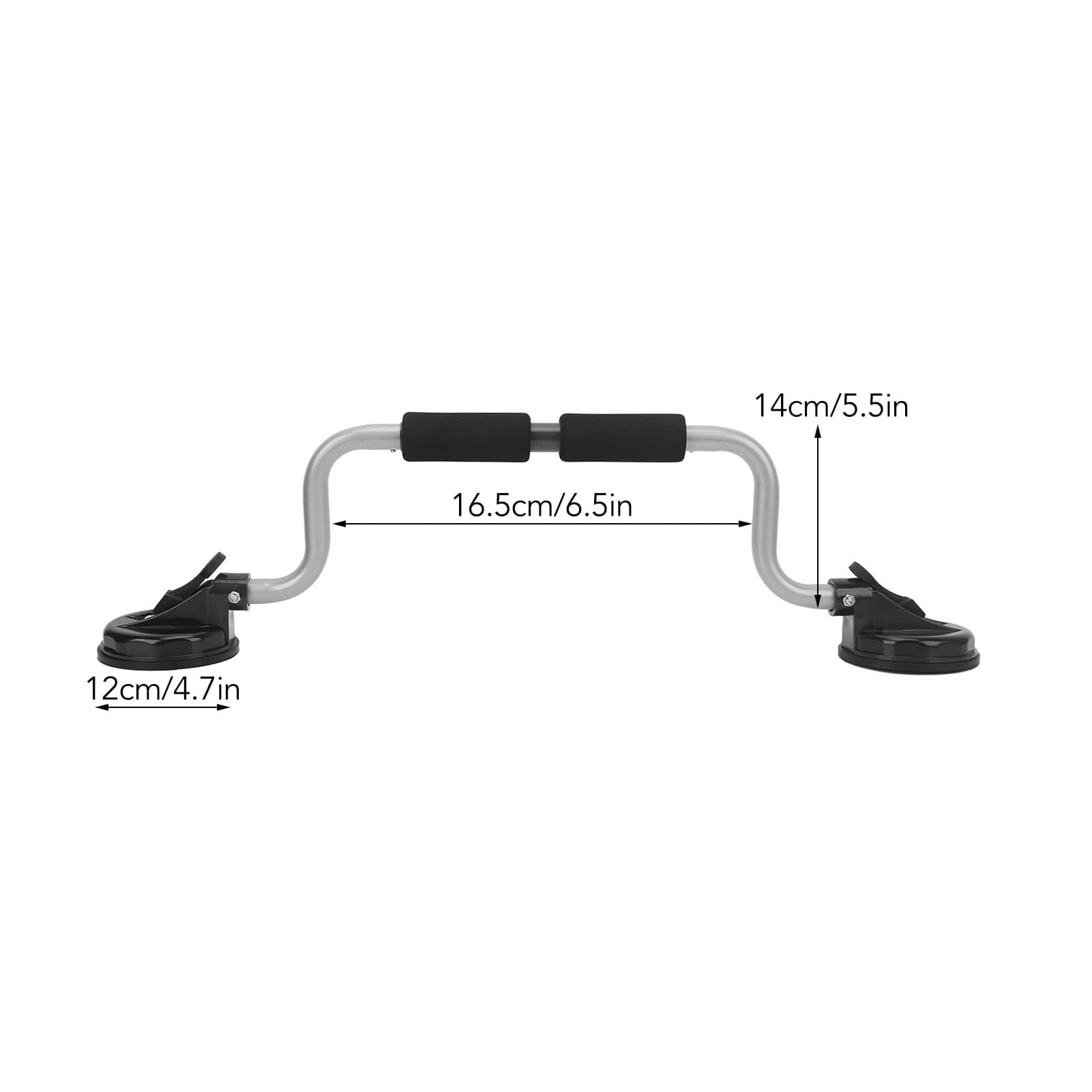 Kayak Roller Kayak Load Assist con Ventosa para Cargar Kayaks, Canoas a Techos de Automóviles Actualizados(KY‑OE04‑S Plata)