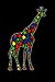 Notebook: Giraffe Animals Puzzle Pieces Autism Awareness Size 6x9 inches - 114 pages