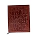 KJV, Journal Reference Edition Bible, Verse Art Cover Collection, Brown Leathersoft, Red Letter, Comfort Print: Let Scripture Explain Scripture. Reflect on What You Learn.