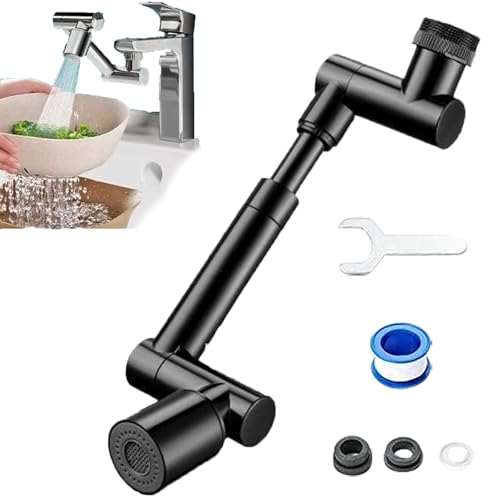 Accesorio giratorio para grifo de cocina con extensor universal de brazo robótico de 2 modos 2