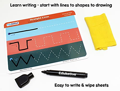 Image of Pen Control (Pack of 6) Write & Wipe Reusable Activity Educational Game Birthday Return Gift