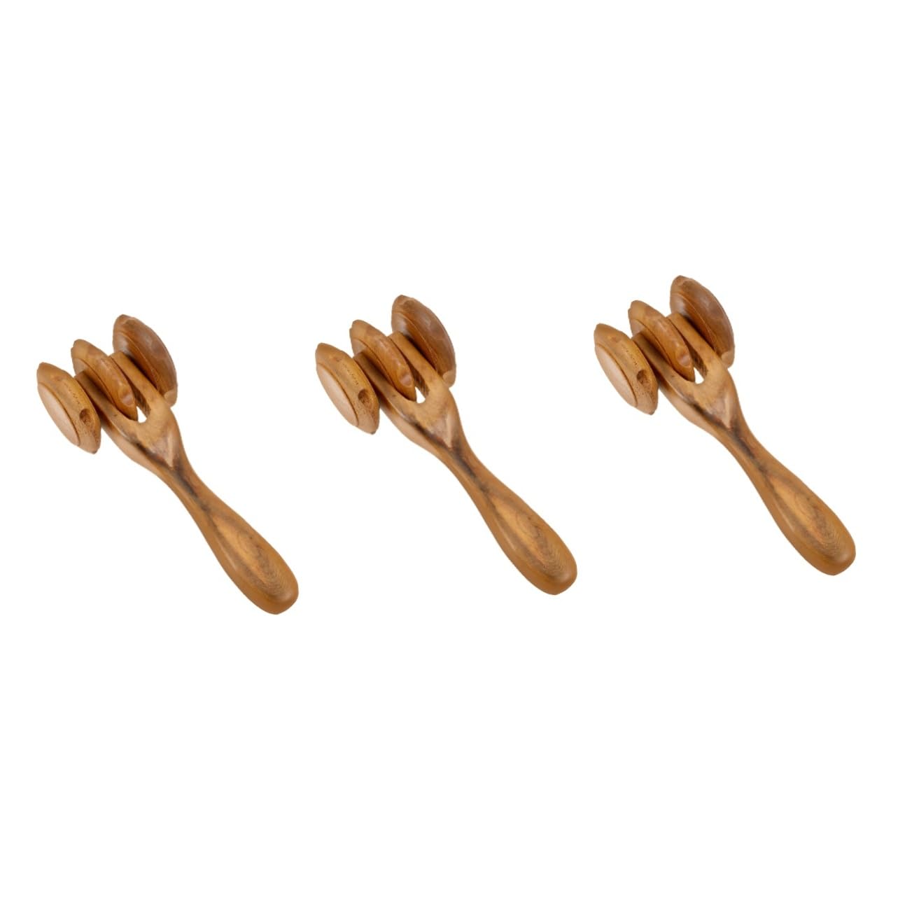 Healeved 3 Piezas Masajeador De Rodillos Circulación Hombro Músculo Masajistas Masajeador De Mano Roller De Masaje Para Herramientas De Masaje Manual De Madera