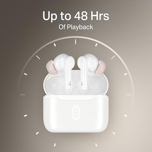 Image of Boat Airdopes 141 Gen 2, 4 Mics ENx Tech, 48 Hrs Playback, Free Music Streaming, Fast Charge, Low Latency, IPX4, v5.4 Bluetooth Earbuds, TWS Ear Buds Wireless Earphones with mic (Active White)