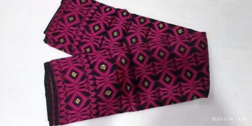 Sari musulmán de algodón suave transpirable de 5.5 metros estilo Phulkari 938c 4
