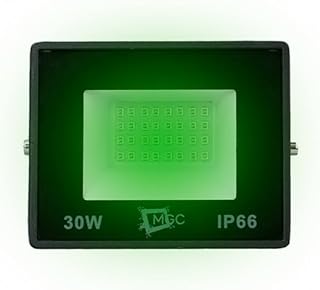 Refletor Holofote 30w Luz Verde A Prova D' Agua