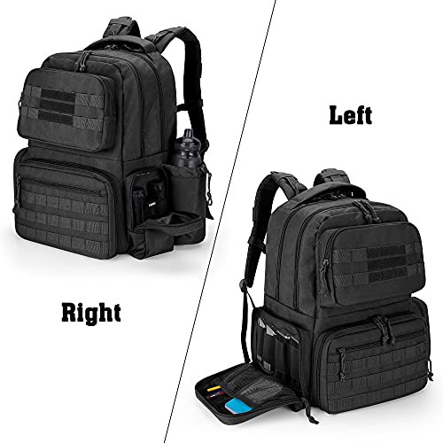 DSLEAF Tactical Pistol Backpack with 6 Cases