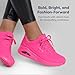 Skechers Women's Uno-Night Shades Sneaker Cooled Memory Foam, Skech-Air Midsole, Durabuck Upper, HOT Pink, 7.5