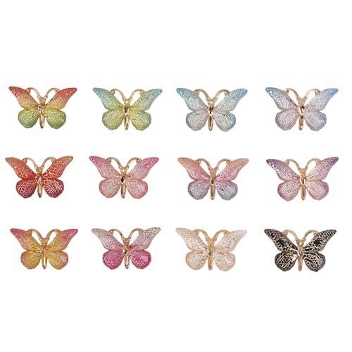 24 Imanes Decorativos en Forma de Mariposa para Refrigerador
