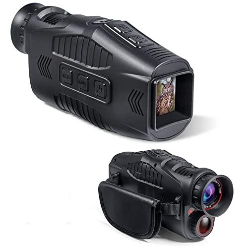 Noktowizor, 1080P HD monokularowy noktowizor akumulator podczerwieni 5x Zoom cyfrowy gogle polowanie Camping teleskop nagrywanie na zewnątrz Do Nocnego OgląDania Lub Obserwacji (Color : R11)