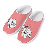 Kuiaobaty Zapatos de zuecos de jardín transpirables Lightweright al aire libre de malla zapatos de interior antideslizante zapatilla de verano sandalias de playa unisex, Dientes bonitos, 41 EU