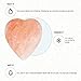 Pure Himalayan Salt Works Heart Massage Stone, Pink Crystal Hand-Carved Stone for Massage Therapy, Deodorant and Salt and Sugar Scrubs, 2.75” W x 3” H x 1.5” D