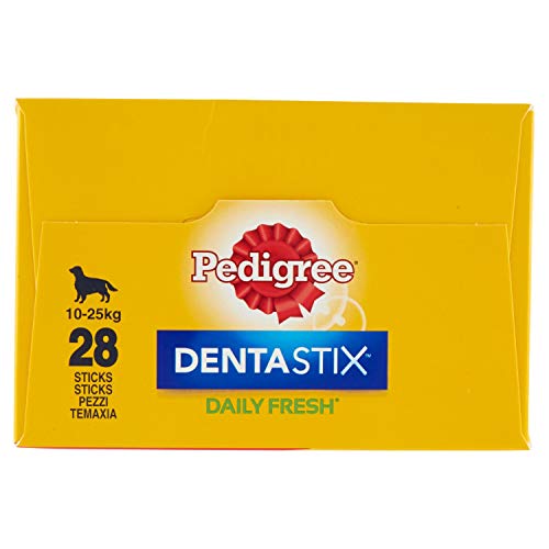 Pedigree Denta Stix Fresh Multipack für mittelgrosse Hunde (10-25kg),4x7Stck., 1er Pack (1 x 720 g)