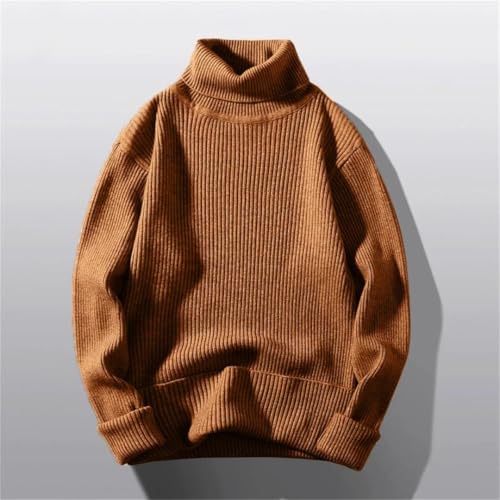 Men's Turtleneck Sweater Knit Pullover for Autumn and Winter Slim Fit Casual Jumper Warm Rollneck Sweater2