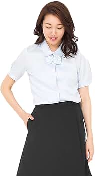 Amazon | [アッドルージュ] シャツ 事務服 半袖 ブラウス
