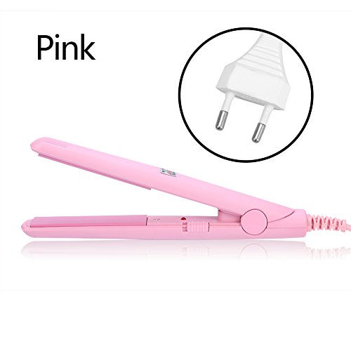 Plancha de Pelo Mini Rosa 2.8 x 0.7 Pulgadas miniatura 3
