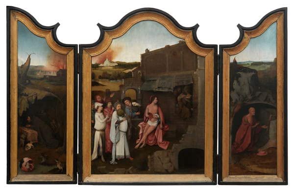 Toile Saint par Hieronymus Bosch pour une décoration murale de salon unique