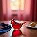 aoukoslt Hand-Painted Cardinal Bird Statue - Red Acrylic Tabletop Decor Base for Living Room, Bookshelf and Modern Farmhouse Displays