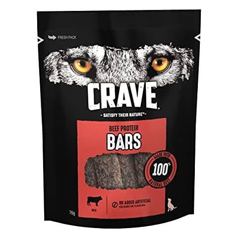Crave Beef Protein Bars for Dogs Cover